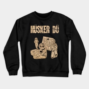 Vintage husker du  fanart Crewneck Sweatshirt